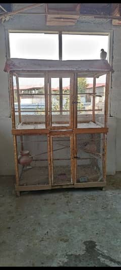 wooden cage