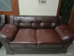 leather sofa