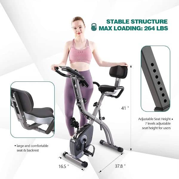 ZERO X-Fit Bike Exercise Bike Smart Tab Cycle 1