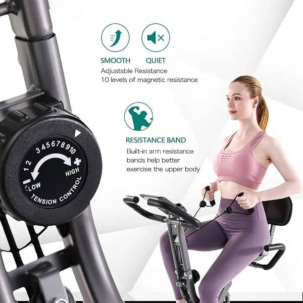 ZERO X-Fit Bike Exercise Bike Smart Tab Cycle 5