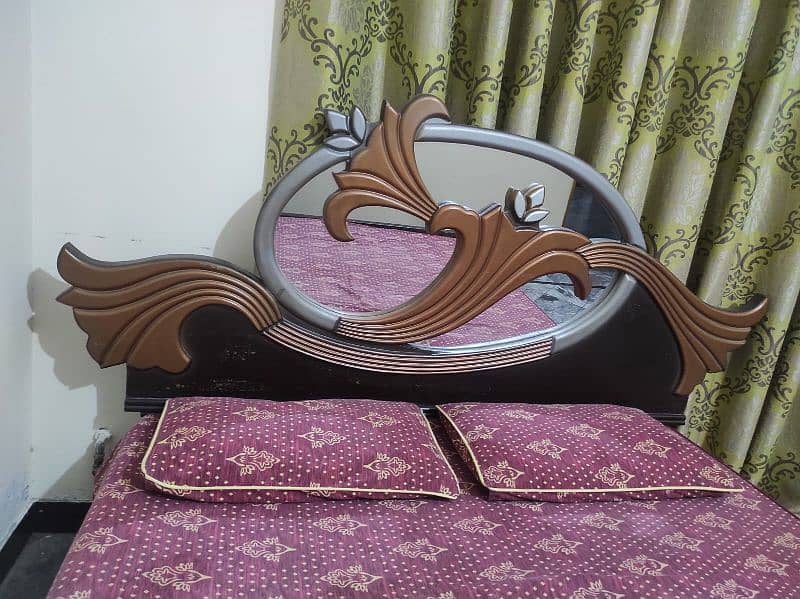 Double Bed Queen Size Without Mattress 1