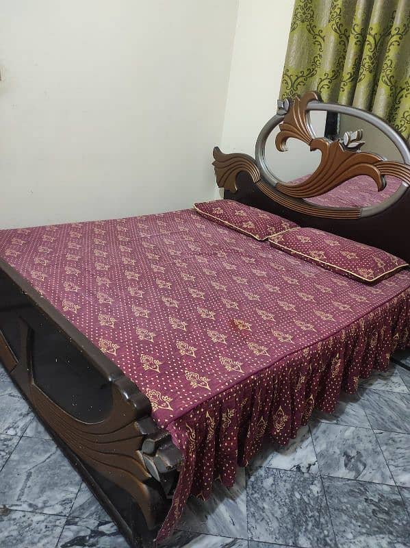 Double Bed Queen Size Without Mattress 4