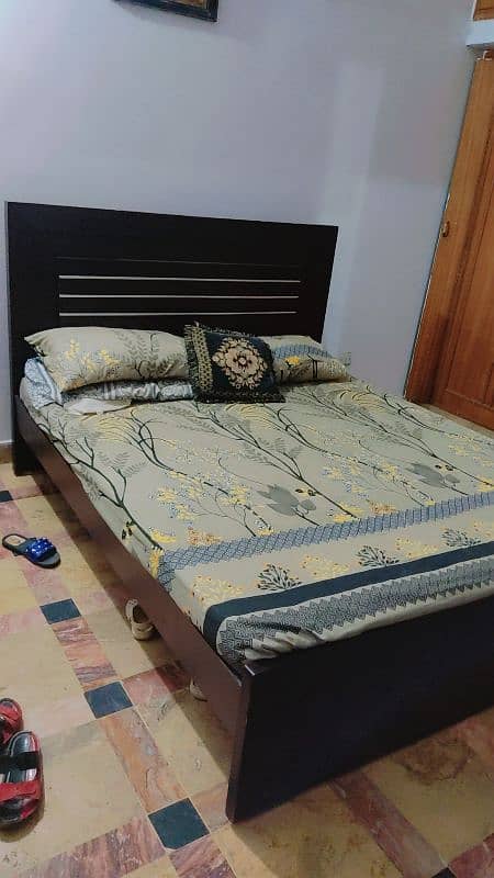 double bed with mattress 1