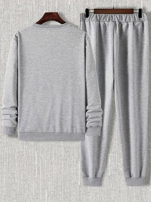 Men's Fleece Graphic Sweatshirts Track Suit 3