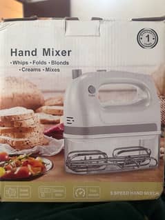 hand mixer with 5 speed option