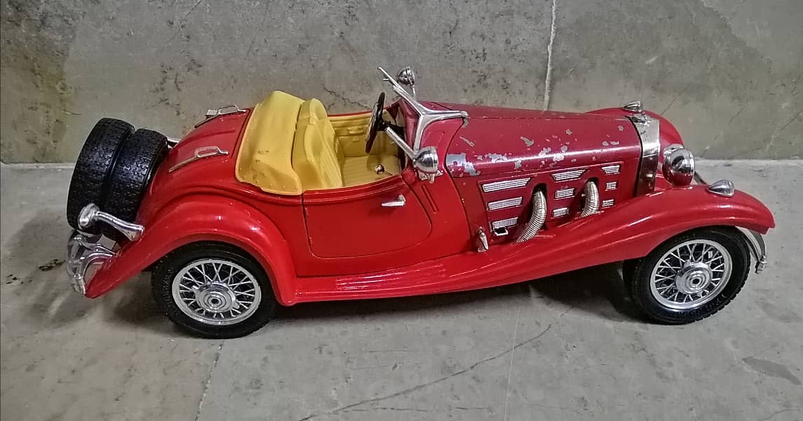 Vintage Mercedes Benz 500 K Roadster 1936 Bburago Diecast 1/20 4