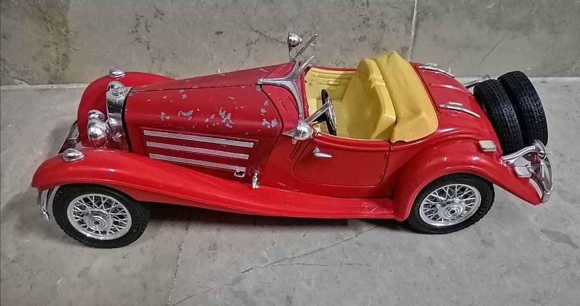 Vintage Mercedes Benz 500 K Roadster 1936 Bburago Diecast 1/20 5