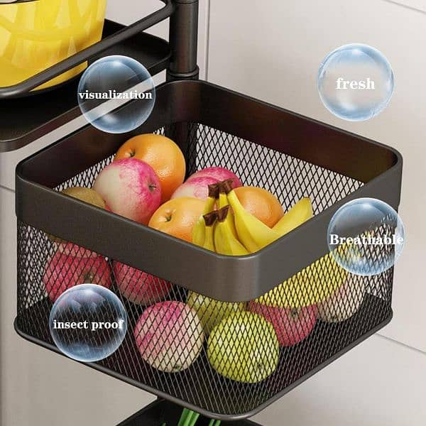 New 5 layered Fruit Basket and Organizer 3