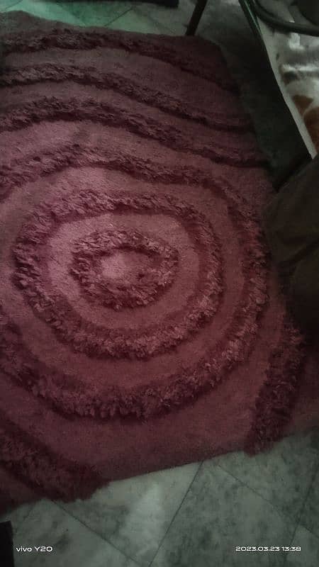 Rug in pink color 1