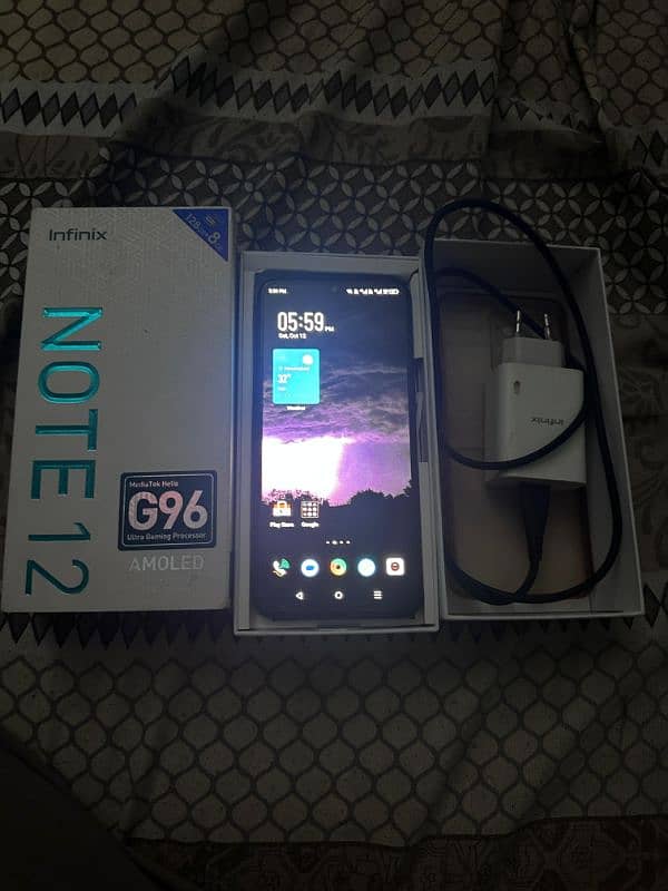 Infinix note 12 g96.8+8=16gb ram 128gb memory no open or repair 2