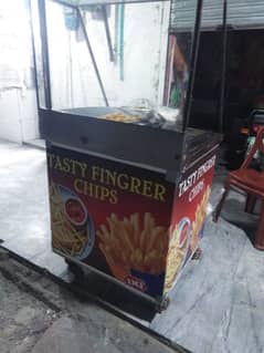 Chips counter and chicken shawarma for sale