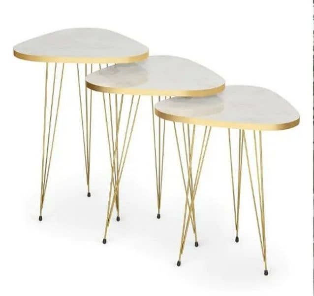 Set of 3 Coffee Tables - 3 Sizes (15x18, 15x20, 15x22 inches) 4