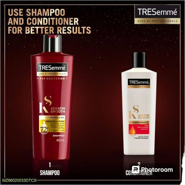 Keratin Smooth & Straight Shampoo and Conditioner 3