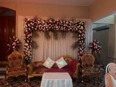 Stage decoration,  fresh & artificial flower, Wedding mehdi , mayyon 0