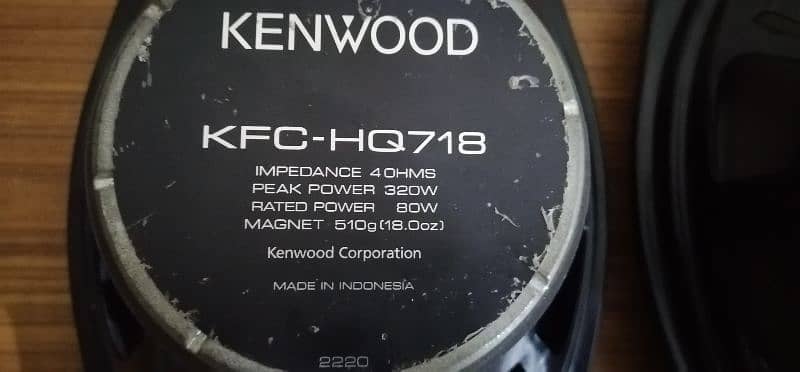 kenwood KFC 718 original 2 pairs 8