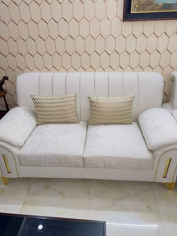 premium quality sofa set 3+2+1 seater imported cloth Poshish 1