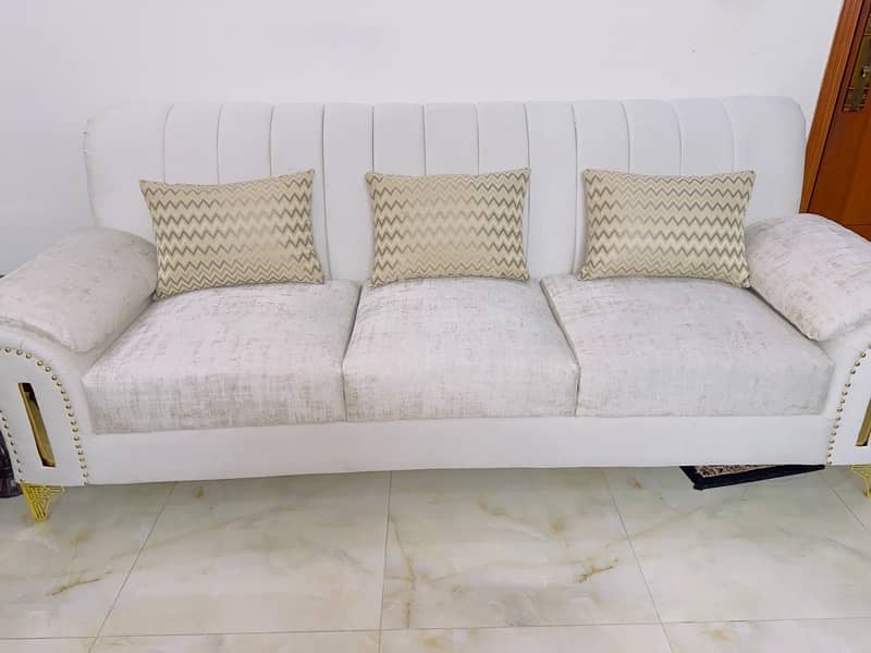 premium quality sofa set 3+2+1 seater imported cloth Poshish 2