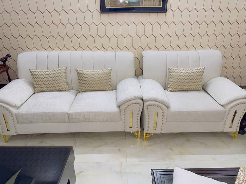 premium quality sofa set 3+2+1 seater imported cloth Poshish 6