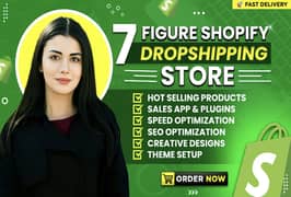 i will make your Shopify Store + guide you about Dropshipping