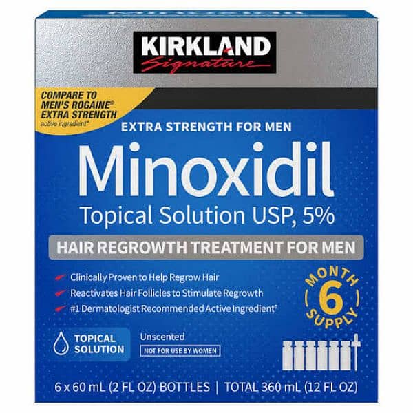 Kirkland Minoxidil 5% Imported (for hairloss) 1