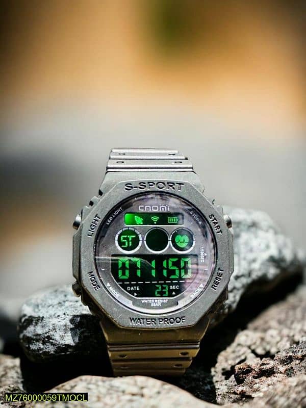 mens Digital  Display sport watch 4