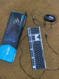 RGB light cadeve keyboard and mouse set with box fresh condition