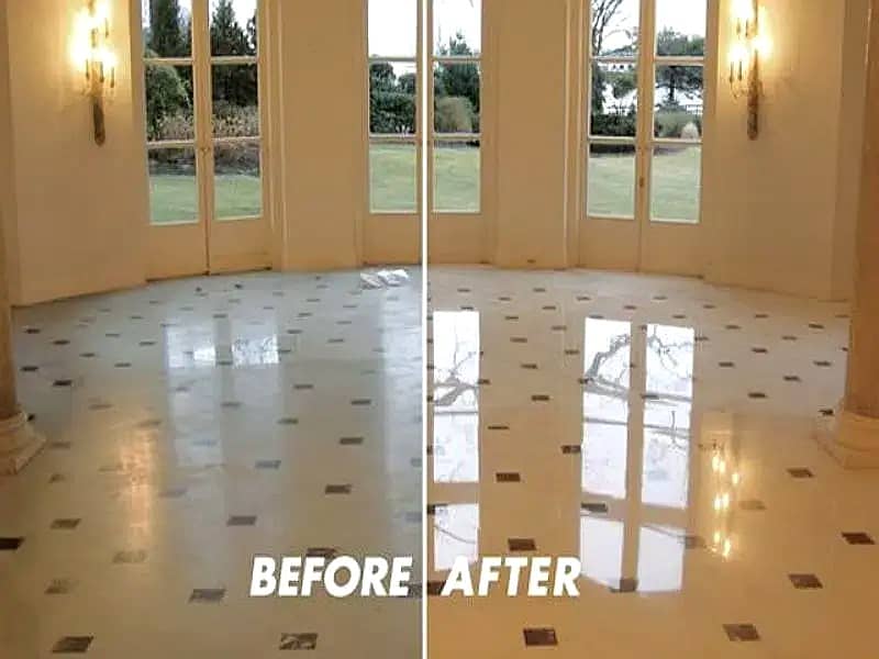 Marble tiles & Floor Polishing Service / Wood Work / Home / Building 18