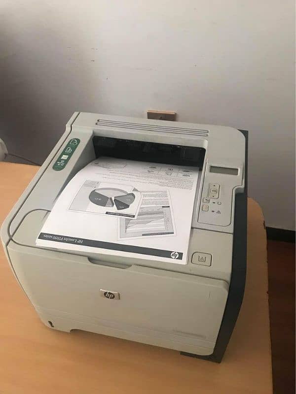 HP laser 2055 printer black print out 1