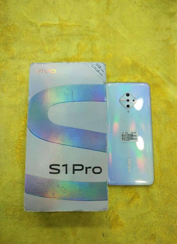 vivo s1 Pro 8RAM 128Gb full box original chager exchange possible 1