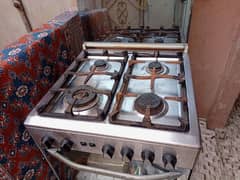 Sky flame oven with 4 burner