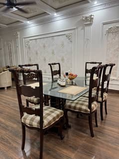 6 seats Royal Design Dinning Table set