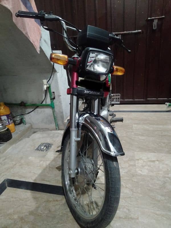 Honda CD70 In Red Colour 0