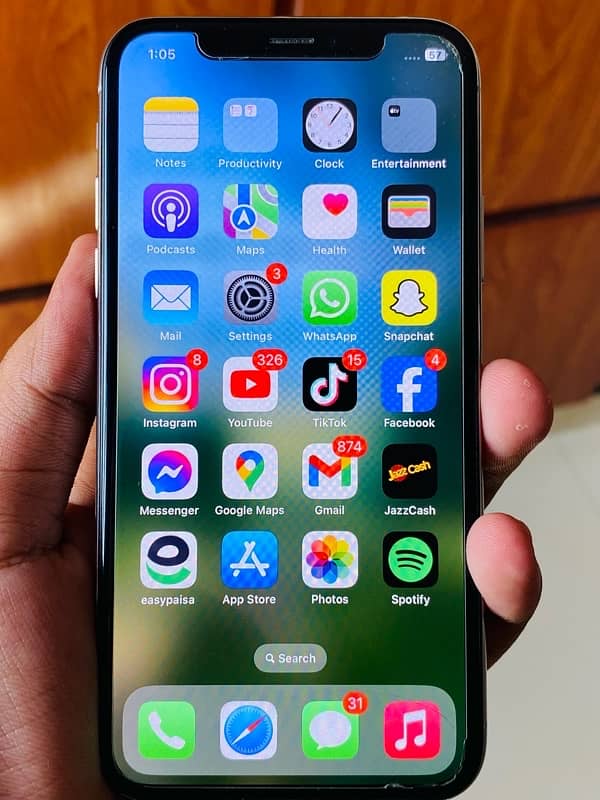 iPhone x 64gb All sim ( glitch) 6