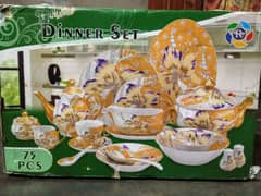 dinner set bone chini 8 person set brand new 0