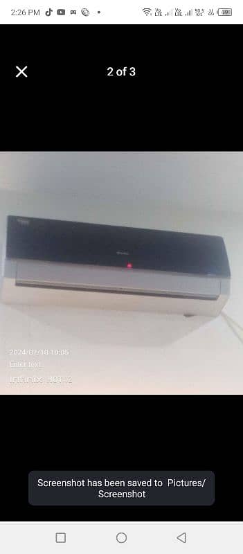 1 ton gree inverter AC original condition 1