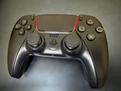 PS5 Controller black with Accessories (Like New Condition) 0