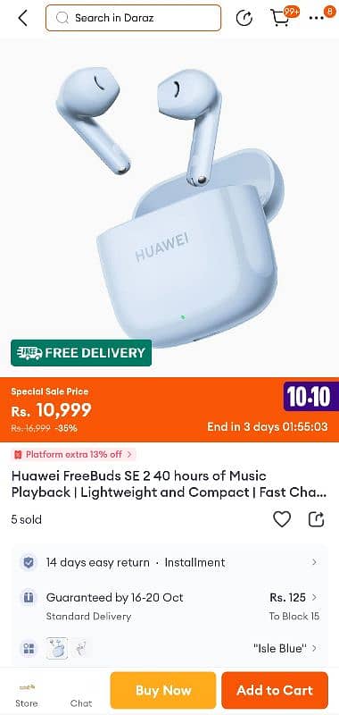 Huawei Freebuds SE 2 (New) 9