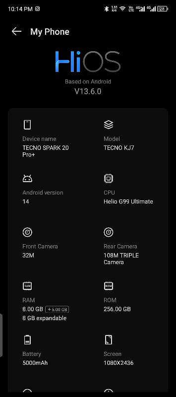 Tecno Spark 20 Pro Plus (10 month warranty) 6