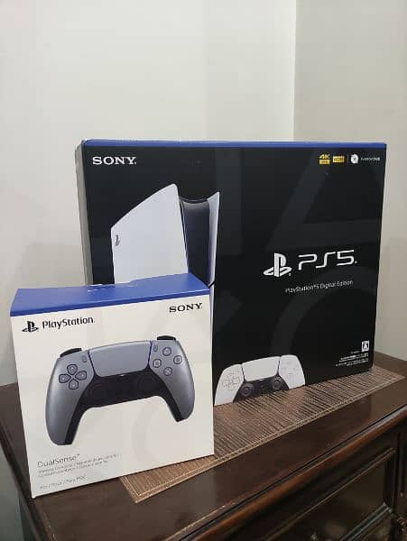 PS5 Slim 1TB Digital With Extra Controller 0