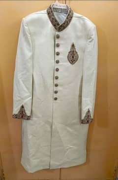 Groom Shirvani in Good Condition with matching khussa 0