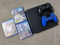 playstation 4 slim 1tb with 3 games 0