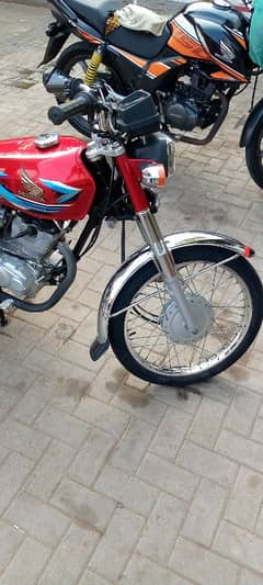 Honda CG 125 model 2024 Karachi number 0