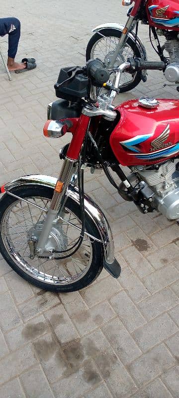 Honda CG 125 model 2024 Karachi number 5