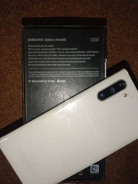 Samsung Galaxy Note 10 256GB official PTA dual Sim (Read Add) 1