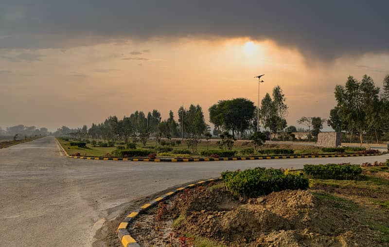 All Paid ! Nearest 300ft Road On-Ground Best and Reasonable 5 Marla Plot In LDA City Lahore 13