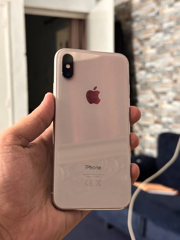 Iphone X 256 GB PTA Approved White Color 1