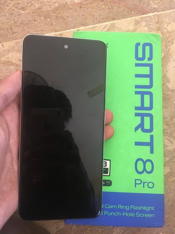 Infinix Smart 8 Pro With Box & Charger 6