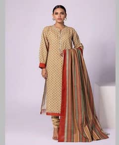 3pc women's unstitched karandi