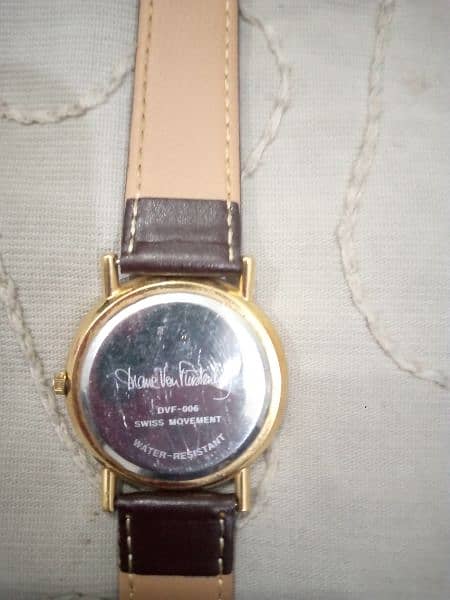 dvf Swiss made watch gold plated 2