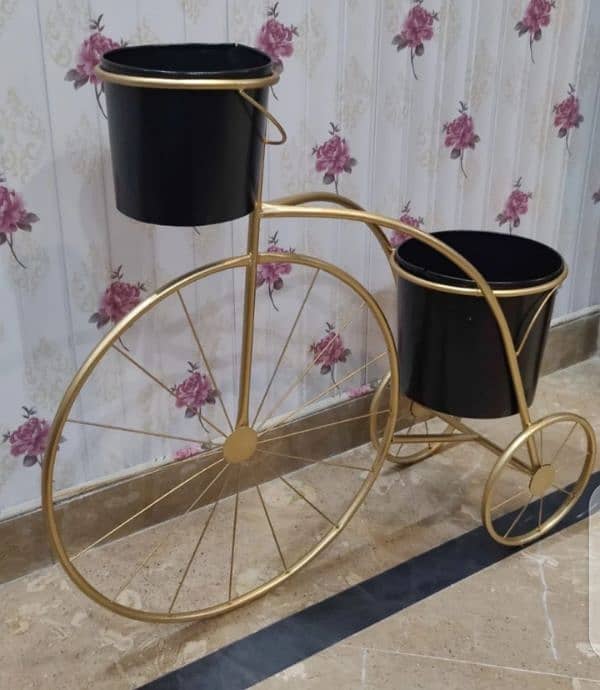 Planters Pots flower stand  Metal Plant Flower Floor Stand Cycle 1